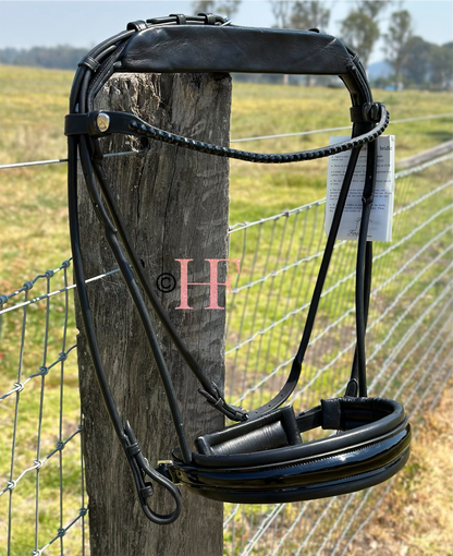 Finesse Special Bridle Package: Cassidy Full Size Black Crystal No Flash