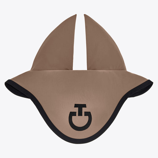 Cavalleria Toscana FW25 Lightweight Jersey Stripe Earnet Veil | Walnut