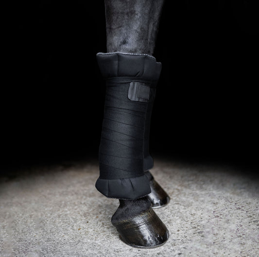 Incrediwear Equine Circulation Standing Wraps (Pair) - BLACK