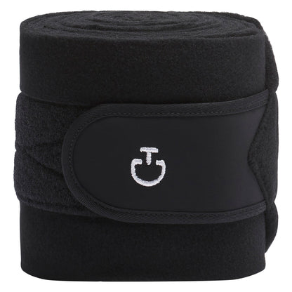 Cavalleria Toscana Fleece Polo Bandages Set of 4 | Black