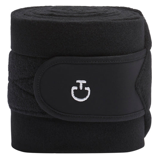 Cavalleria Toscana Fleece Polo Bandages Set of 4 | Black