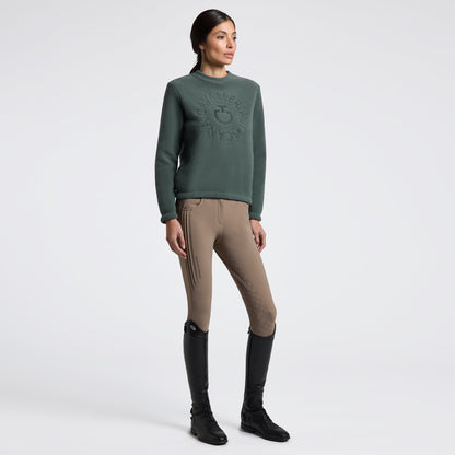 Cavalleria Toscana FW25 Fleece Crew Neck Sweatshirt | Jungle Green | PREORDER