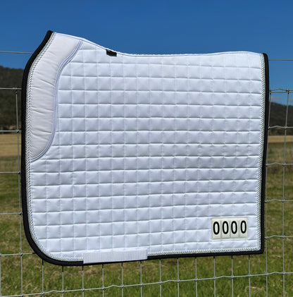 Horse Fashion Australia Dressage Competition Pad V2.0 with Numbers