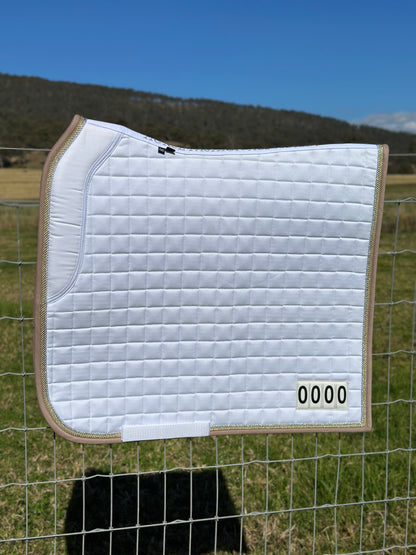 Horse Fashion Australia Dressage Competition Pad V2.0 with Numbers