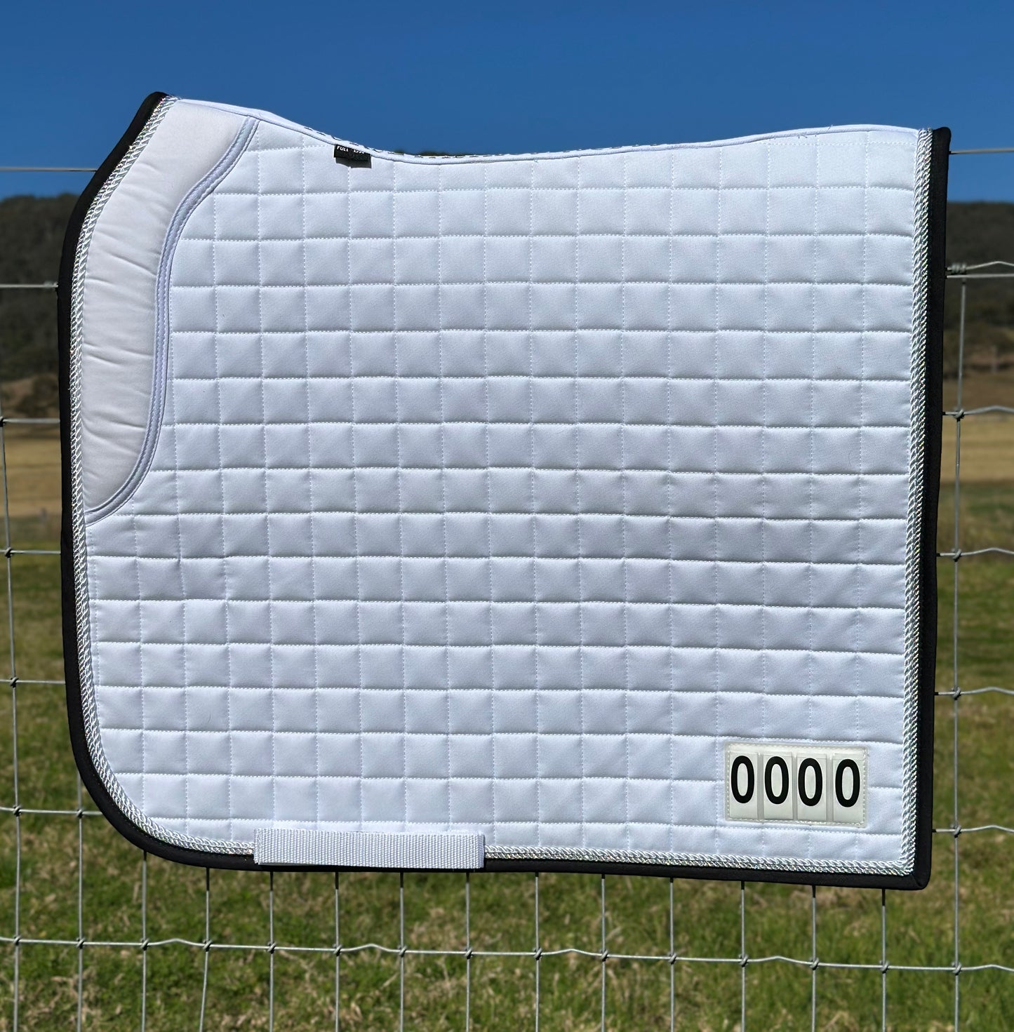 Horse Fashion Australia Dressage Competition Pad V2.0 with Numbers