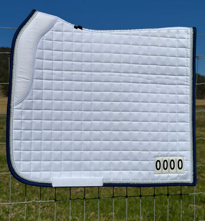 Horse Fashion Australia Dressage Competition Pad V2.0 with Numbers