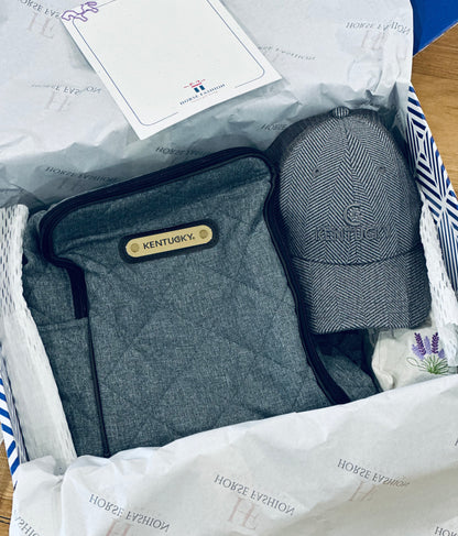 Luxe Equestrian Gift Box | Kentucky Bridle Bag + Cap