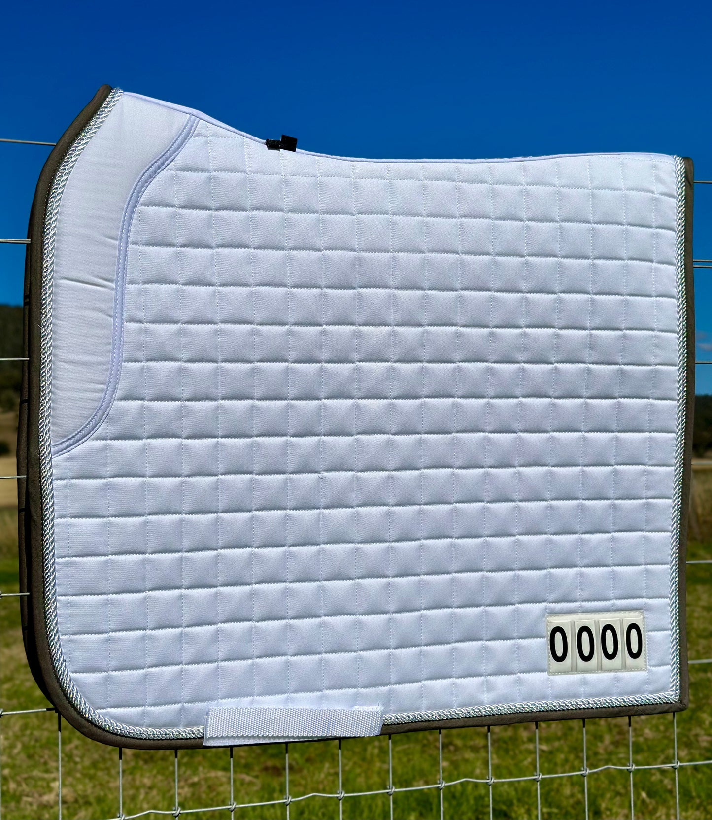 Horse Fashion Australia Dressage Competition Pad V2.0 with Numbers