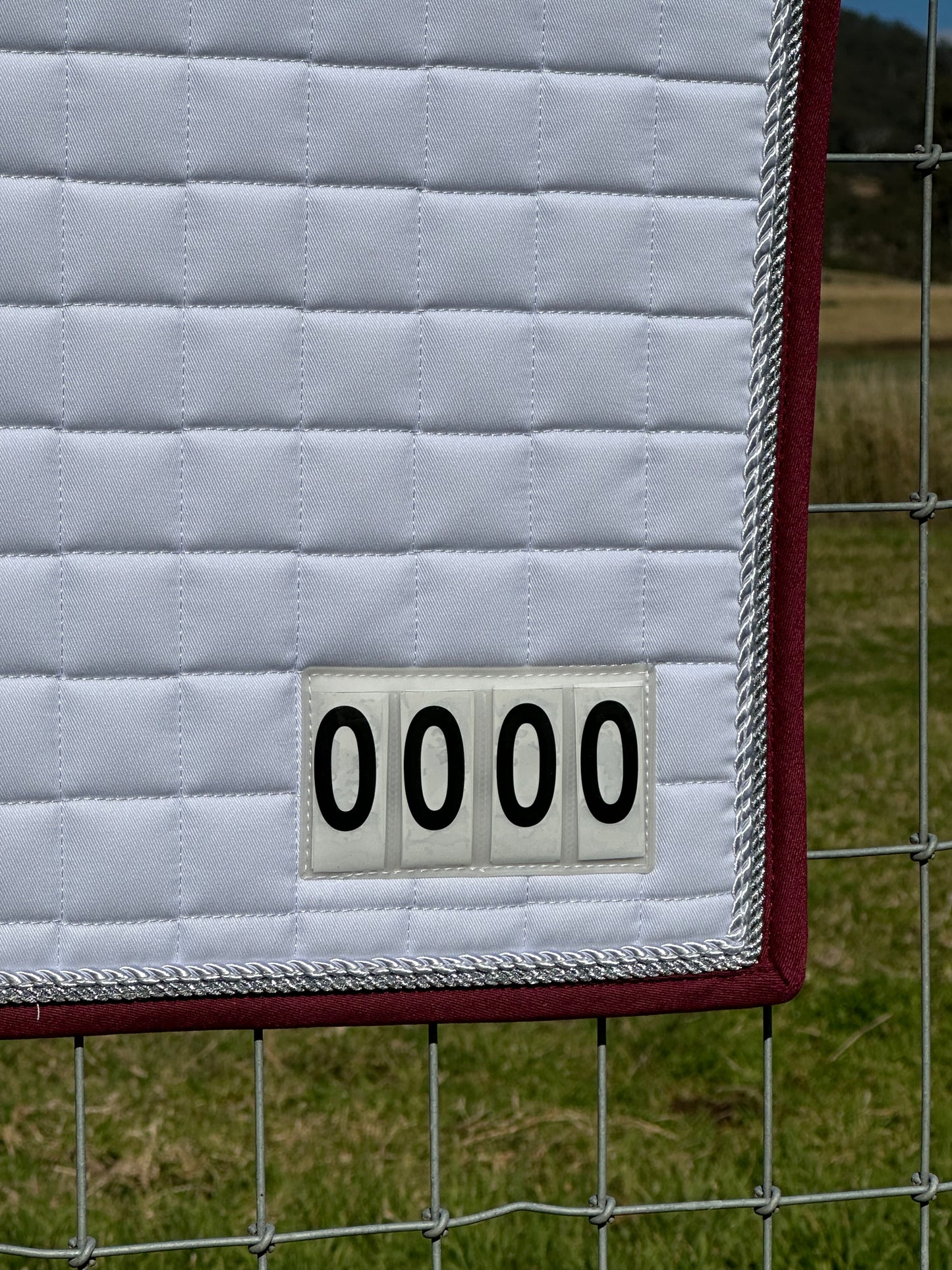 Horse Fashion Australia Dressage Competition Pad V2.0 with Numbers