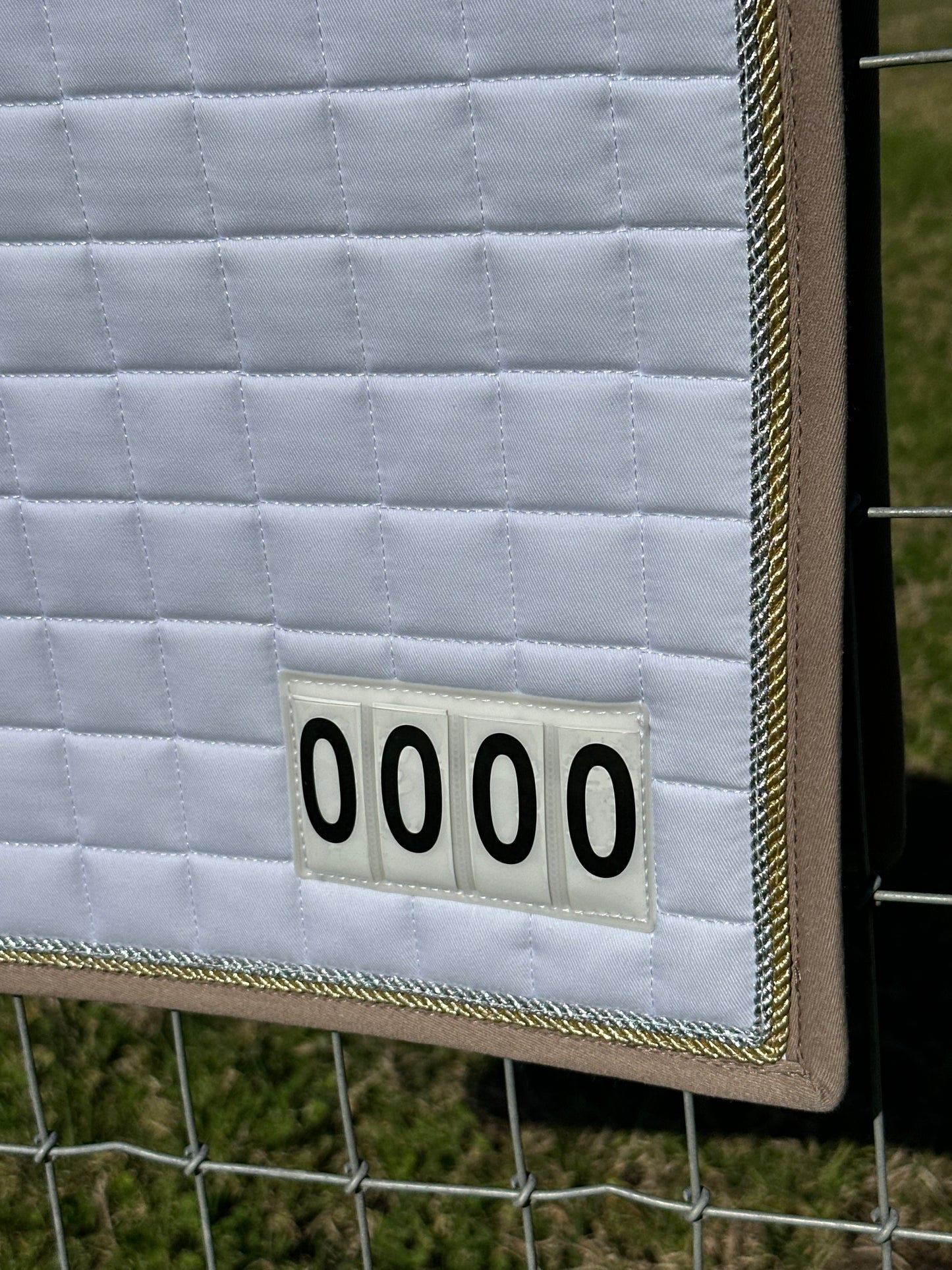 Horse Fashion Australia Dressage Competition Pad V2.0 with Numbers