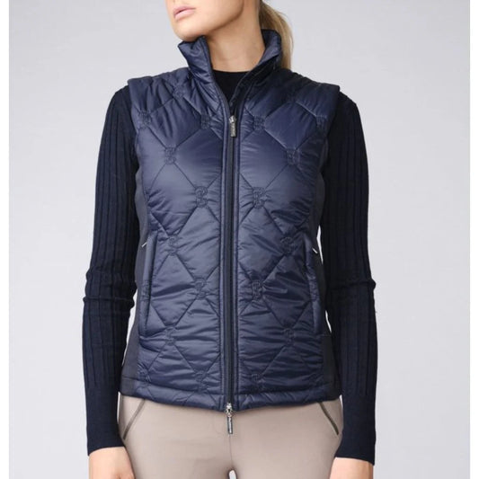 PS of Sweden Magnolia Vest Navy XSMALL