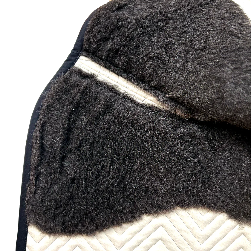 L'Evoine Cotton Dressage Pad Forest Green | Cotton with Logo or Alpaca Under