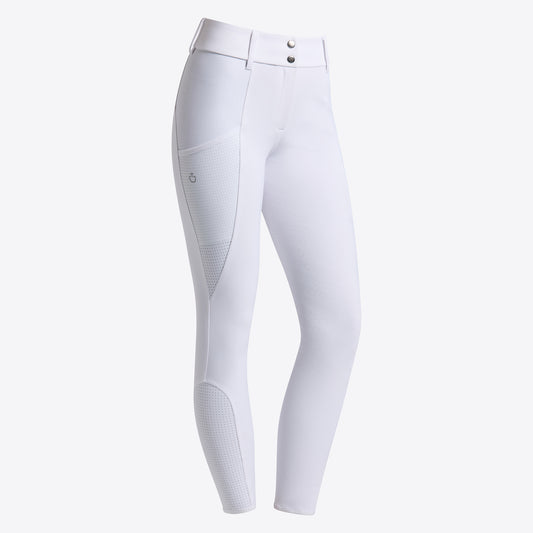 Cavalleria Toscana SS25 Perforated Inserts Full Grip Breeches| White or Black