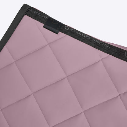 Cavalleria Toscana FW25 Diamond Quilt Jersey Jump Saddle Pad | Grape Shake