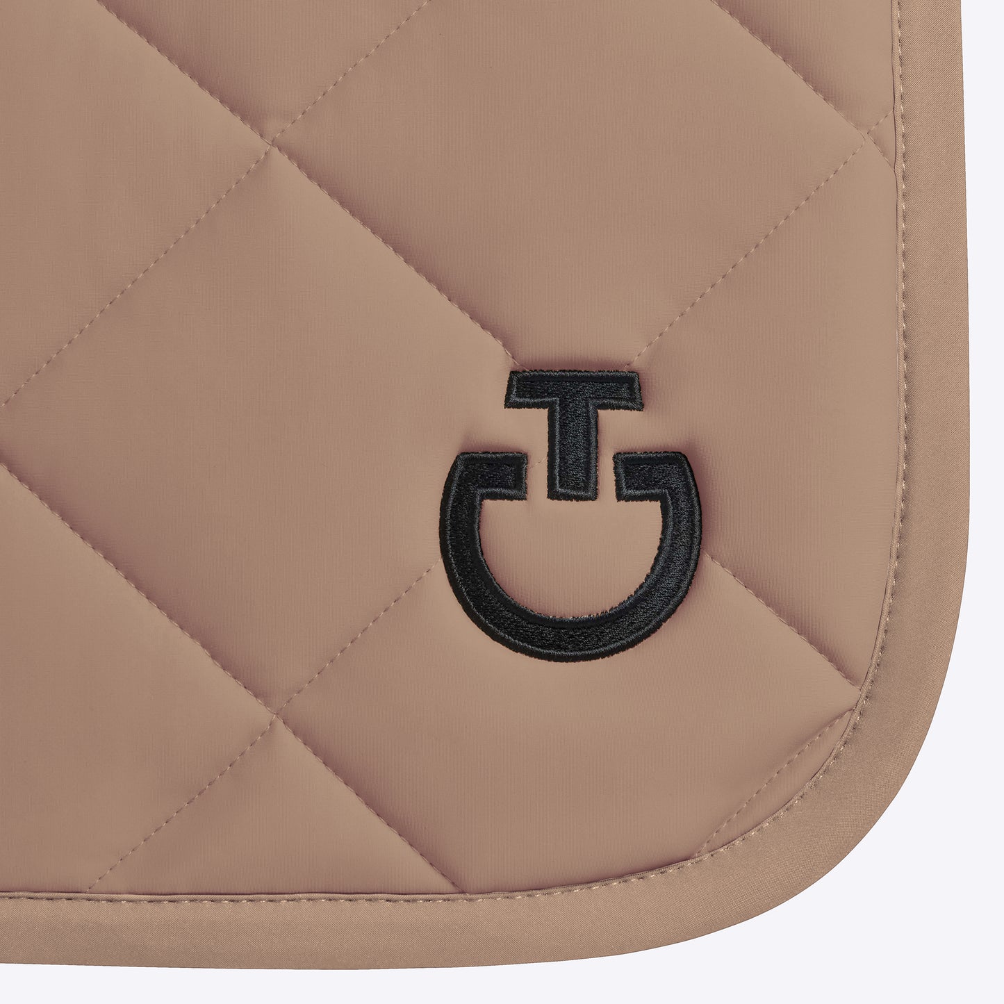 Cavalleria Toscana FW25 Diamond Quilt Jersey Jump Saddle Pad | Walnut