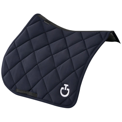 Cavalleria Toscana FW25 Diamond Quilt Jersey Jump Saddle Pad | Dark Navy