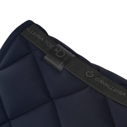 Cavalleria Toscana FW25 Diamond Quilt Jersey Jump Saddle Pad | Dark Navy