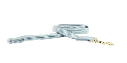 Kentucky Wool Dog Collar + Lead Set | Light Blue