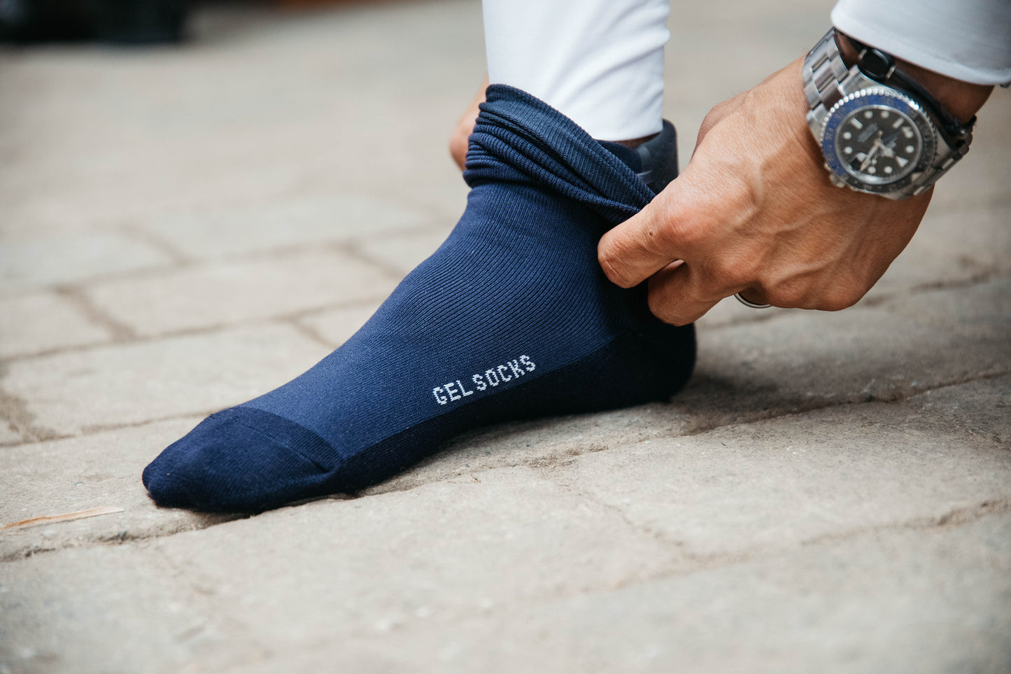 Kentucky Achilles Gel Socks | Navy or Black