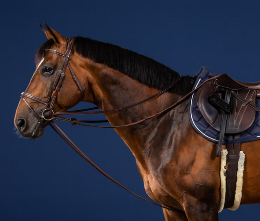 Dy'on US Collection 1/2" Full Leather Draw Reins