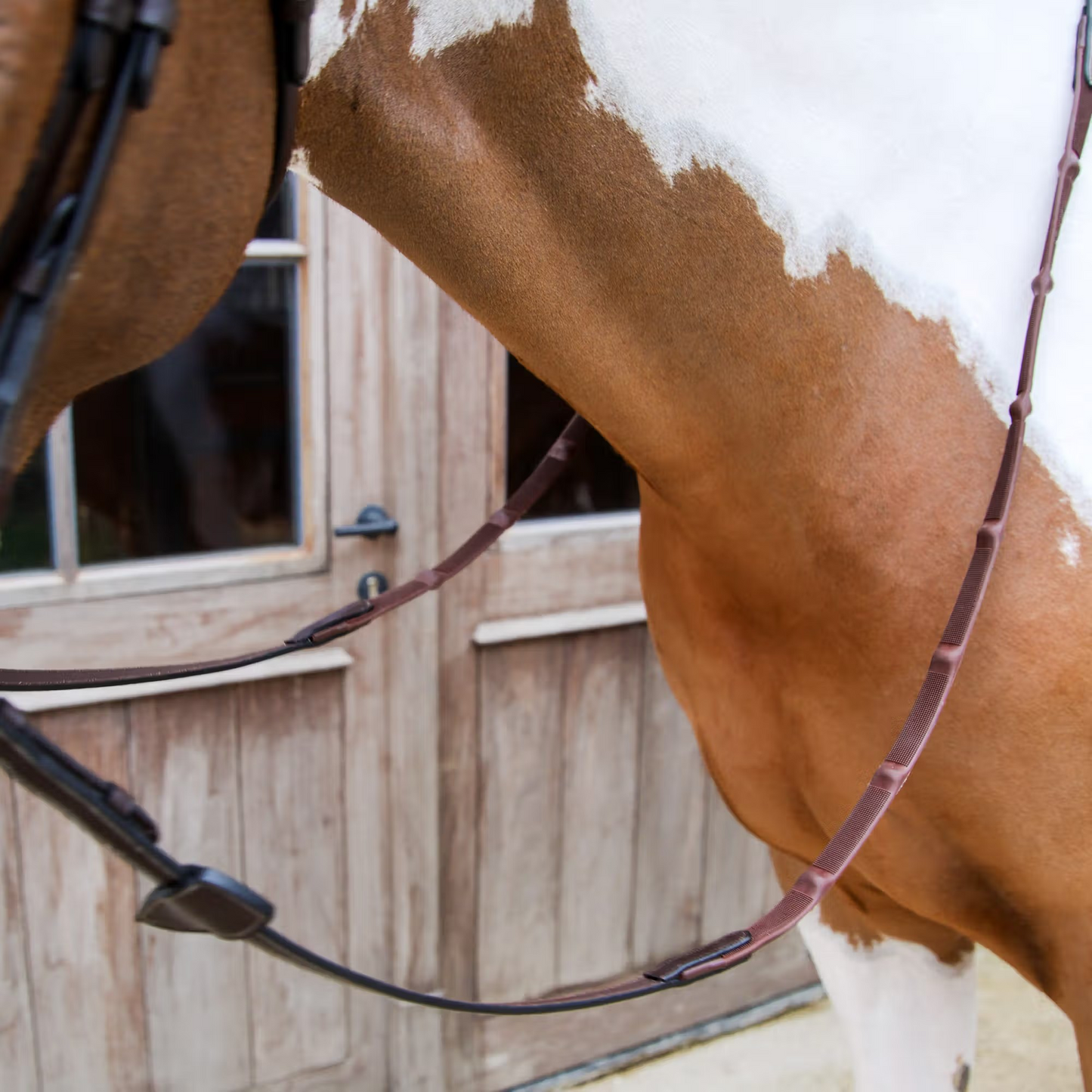 Working By Dy'on 1/2" Rubber Reins with Integrated Stops