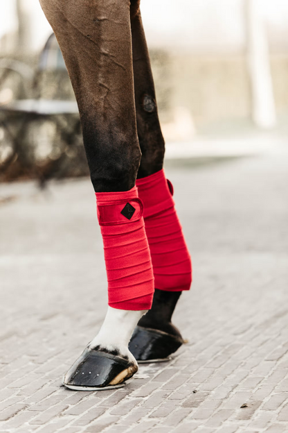 Kentucky Velvet Dressage Saddle Pad + Polo Bandage Set | Choose Colour