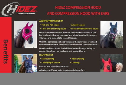 Hidez Compression Hood with Ears + Zip | Preorder