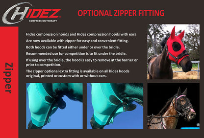 Hidez Compression Hood with Ears + Zip | Preorder