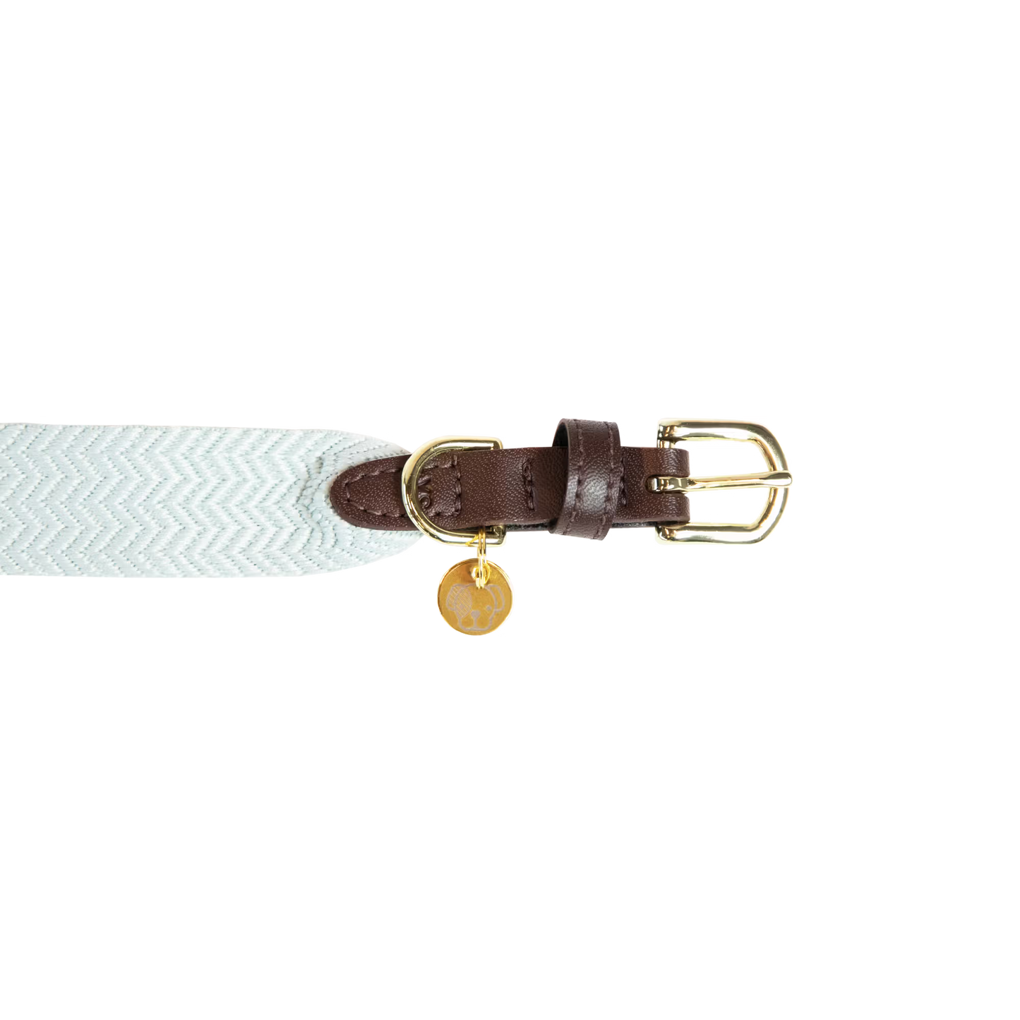 Kentucky Jacquard Dog Collar + Lead SET | Light Blue or Pink