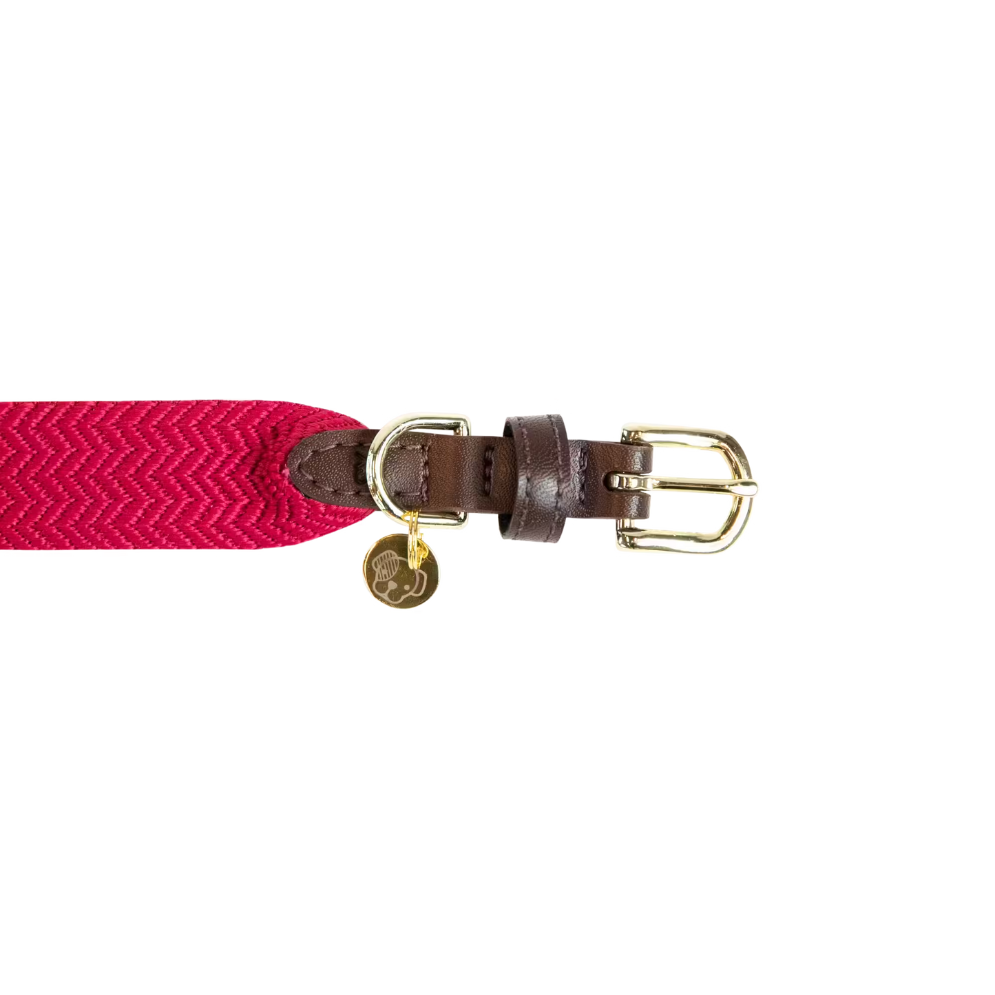 Kentucky Jacquard Dog Collar + Lead SET | Light Blue or Pink