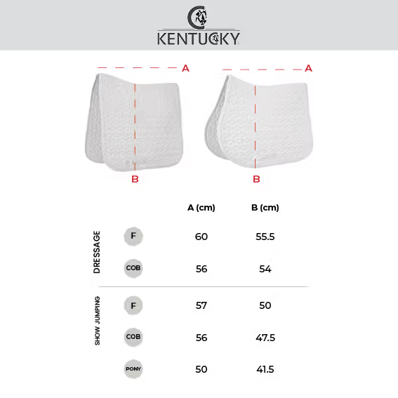 Kentucky Saddle Pad Sammy | Old Rose | Dressage or Jump