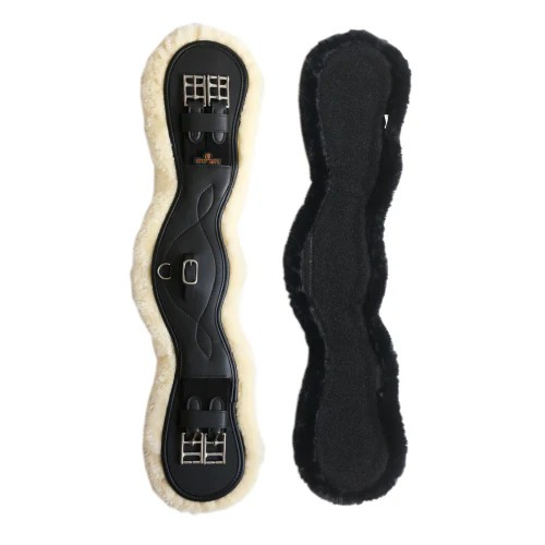 Kentucky Faux Sheepskin Anatomic Short Girth | Choose colour