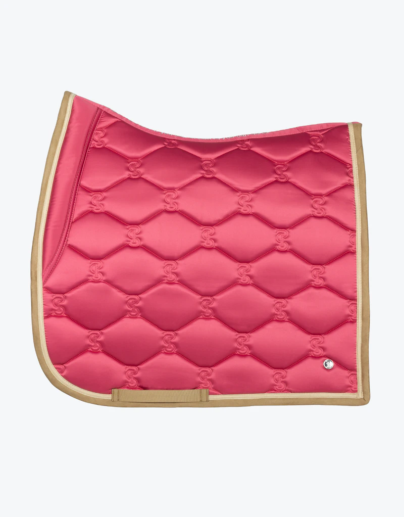 PS of Sweden Essential Dressage Saddle Pad - Berry Pink