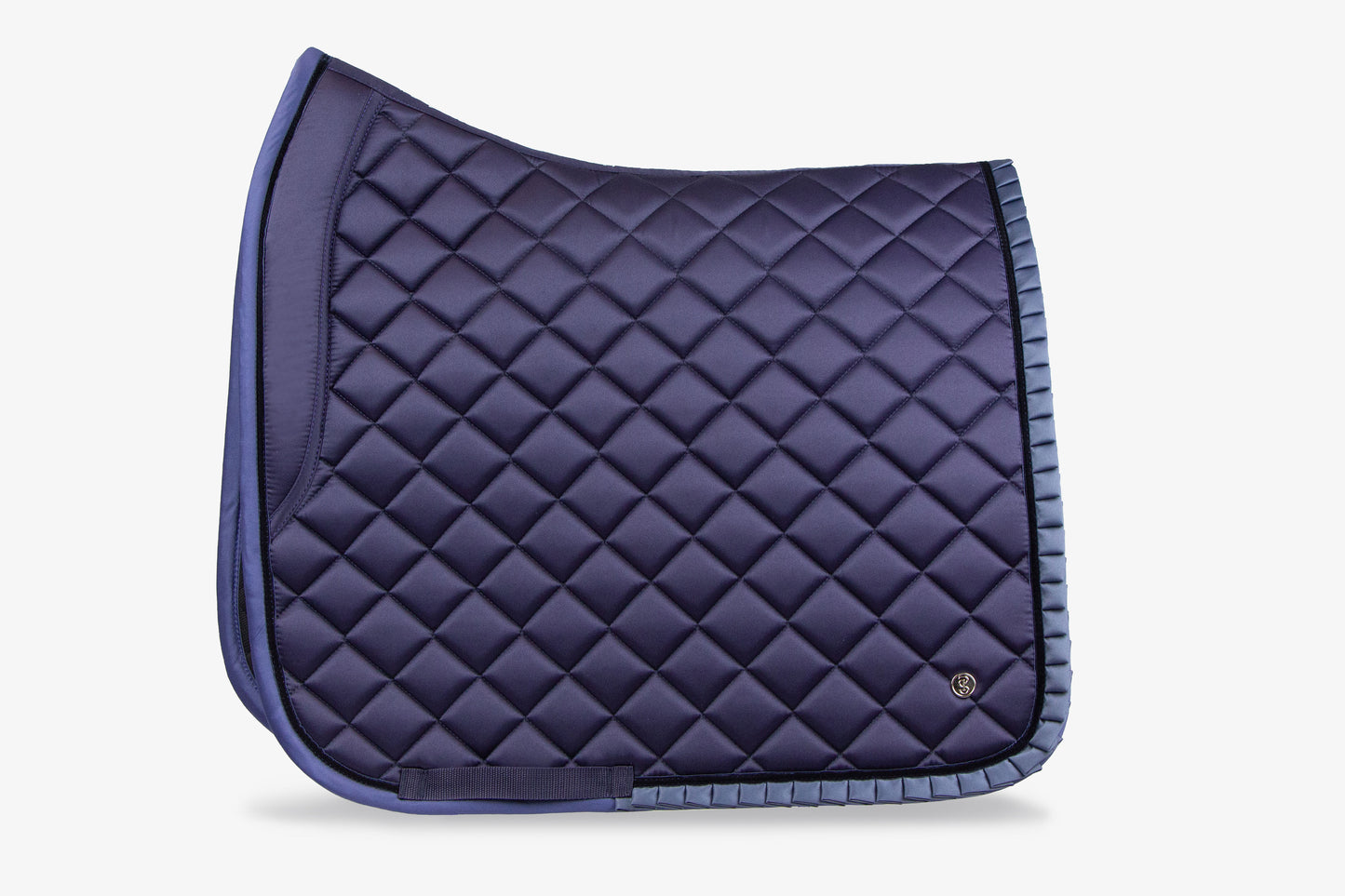 PS of Sweden FW21 Diamond Ruffle Pad Dressage or Jump | Midnight Blue, Wine, Forest Green, Hunter Green