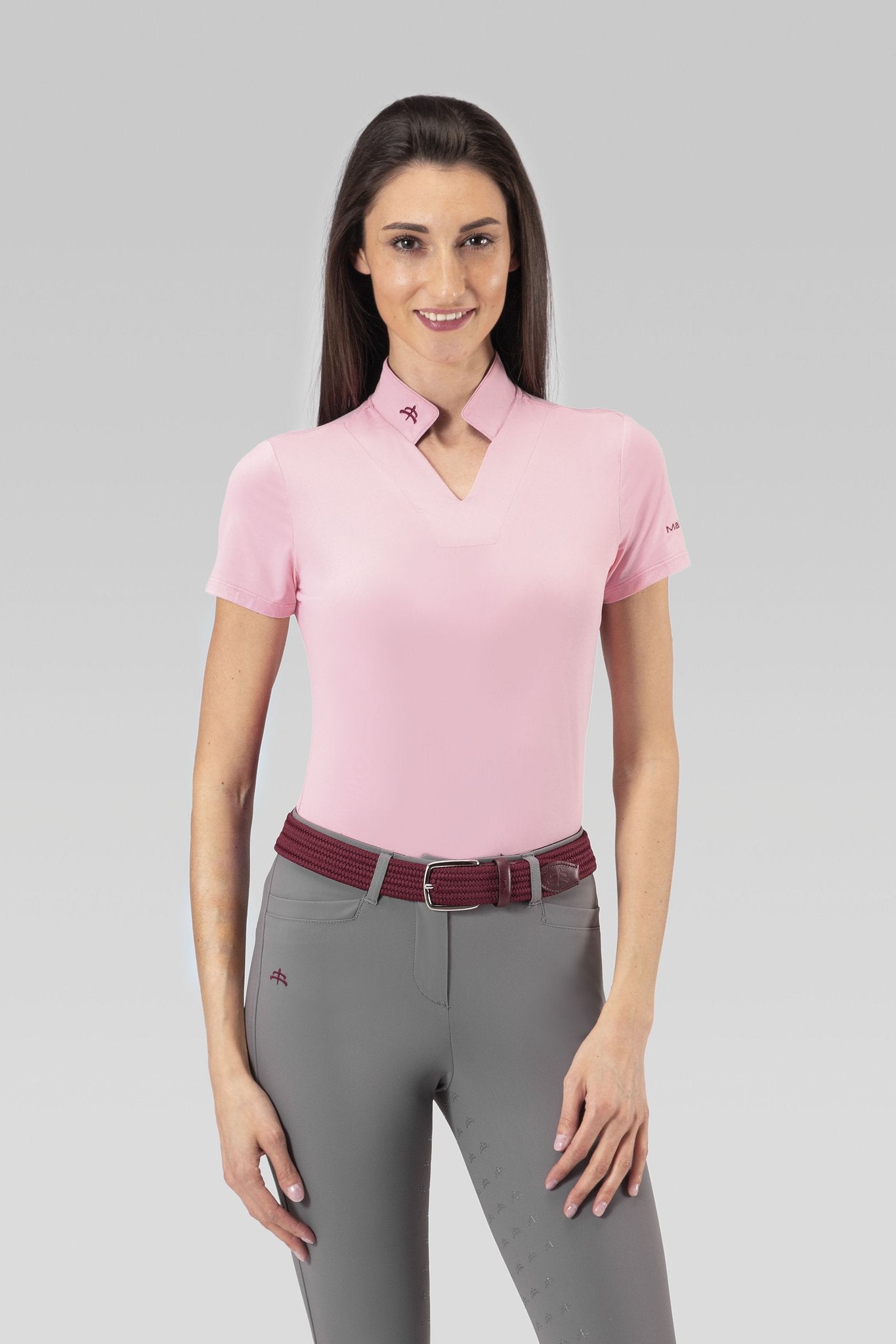 Makebe Ladies Active Polo Shirt ATENA | Rose Pink, Grey, Black, Navy EX DISPLAY