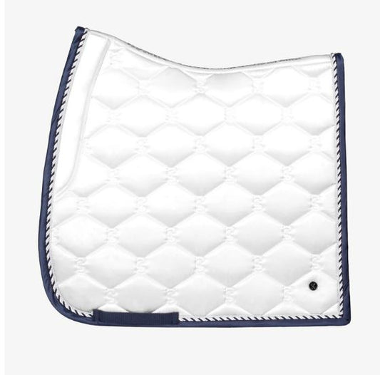 PS of Sweden Signature Competition Saddle Pad | White with Navy
