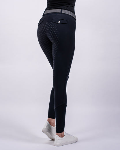 Fager Ella Superior Breeches | Full Seat Grip Navy
