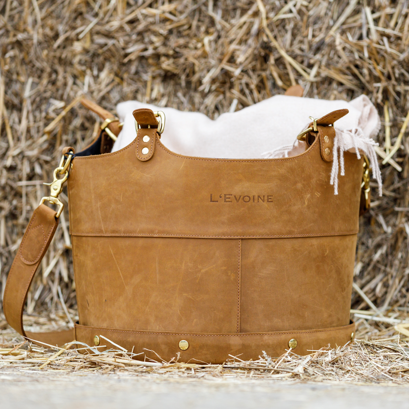 L'Evoine Le Baquet Leather Grooming Bag | PREORDER
