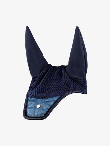 PS of Sweden Ombre Ear Bonnet Fly Hat | Navy | Full Size