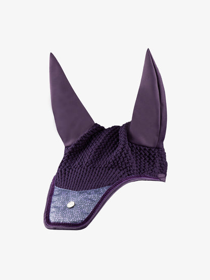 PS of Sweden Ombre Ear Bonnet Fly Hat | Plum | Full Size