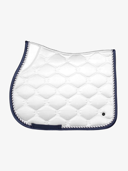 PS of Sweden Signature Competition Saddle Pad | White with Navy