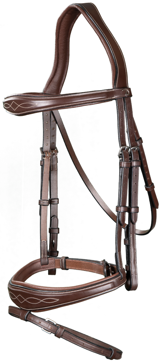 Dy'on US Collection Anatomic Flash Noseband Bridle