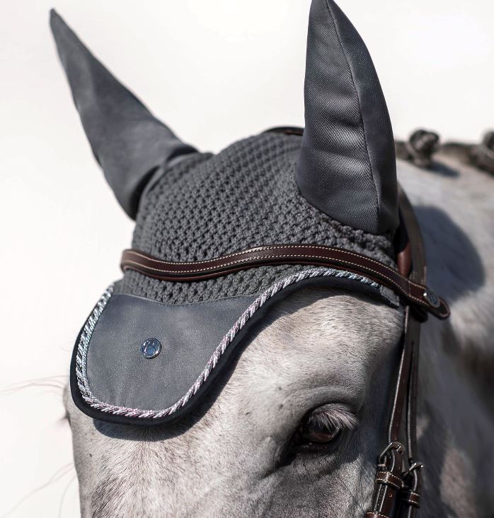 PS of Sweden FW20 Monogram Ear Bonnet | Anthracite