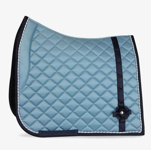 PS of Sweden Limited Summer | Bow Dressage Saddle Pad | Aqua