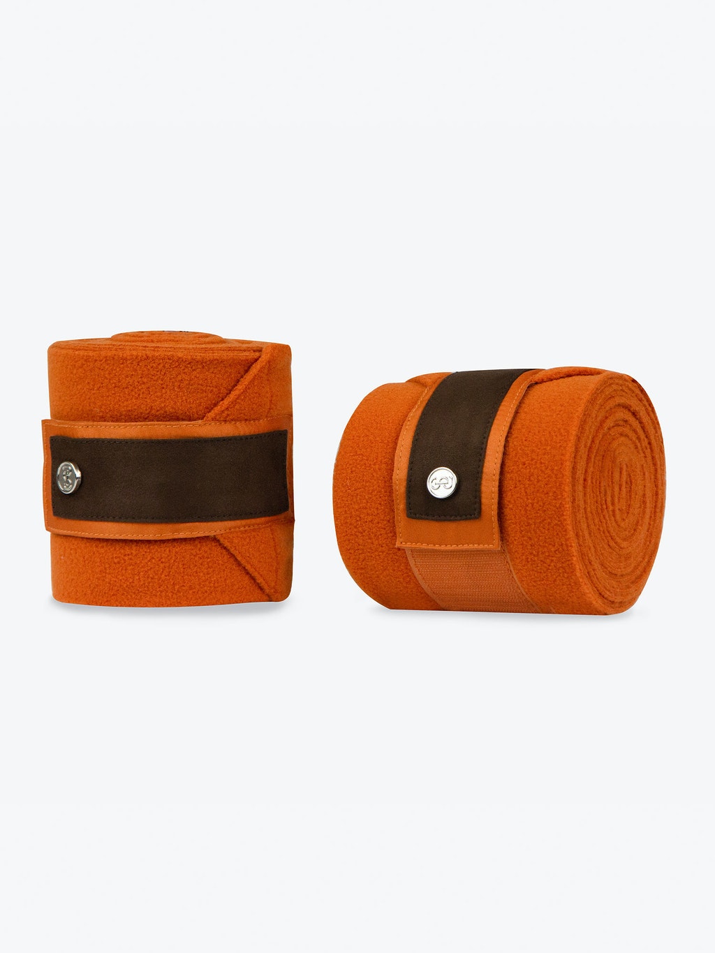 PS of Sweden FW21 Brown Suede Polo Bandages | Burnt Orange
