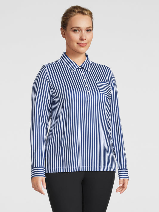 PS of Sweden Curvy Carola Magic Shirt | Royal