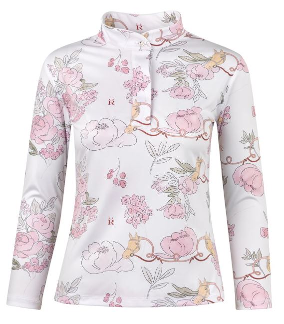 Ronner Conde Show Shirt | Jardin Pastel Rose | Long Sleeve