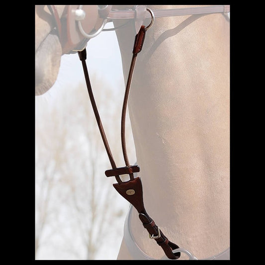 Dy'on English Leather Round Elastic Running Martingale Attachment