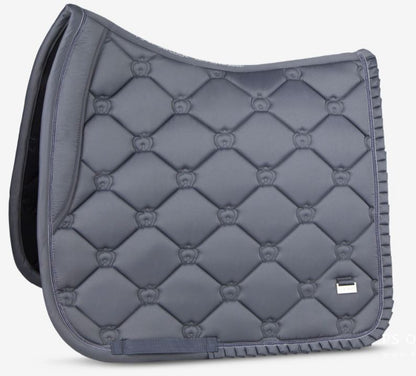PS of Sweden SS21 Ruffle Saddle Pad Grey | Dressage or Jump