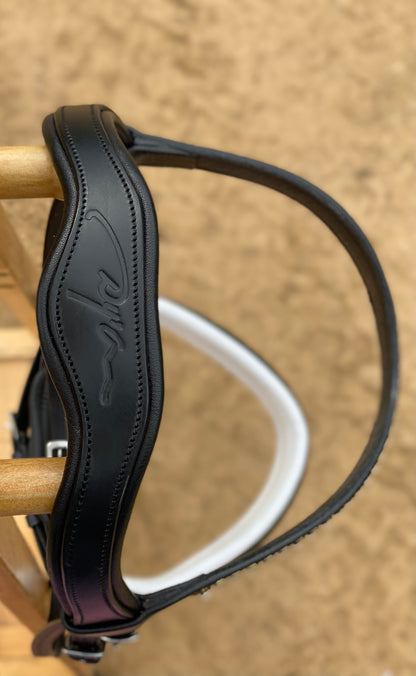 Dy’on Flat Leather Semi Custom Snaffle Bridle